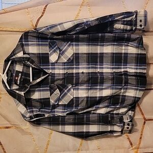 Airwalk boys plaid long sleeve shirt 14/16